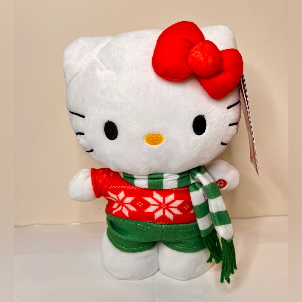 Hello Kitty Christmas Side Stepper Waddler Greeter Jingle Bells NEW HTF VIRAL